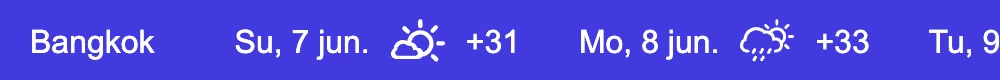 Weather Widget for Website – Free, Mobile-Friendly - WeatherWidget.info