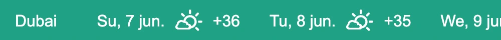 Weather Widget for Website – Free, Mobile-Friendly - WeatherWidget.info